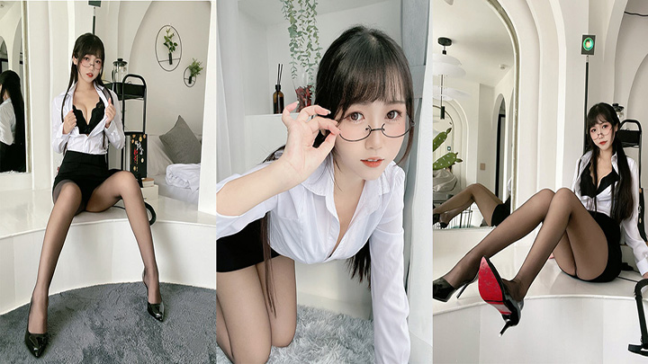 不呆猫-NO-070-黑丝包臀OL-【自拍+视频】